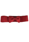 Fabulous Red Stretch Bow Belt