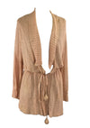 Rare 1920s Pale Peach Knitted Cardigan - New!