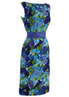 Early 1960s Don Loper Designer Cotton Wiggle Dress- New!