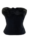 Vintage 1950s Designer Black Bustier Top- NEW!