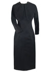 Vintage 1950s Lilli Ann Black Sheath Dress- New!