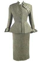 Early 1950s Lilli Ann Flecked Wool Designer Suit- New!