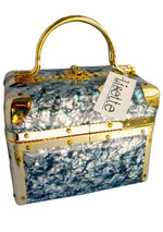 Vintage 1960s Marbleized Box Handbag  - New!