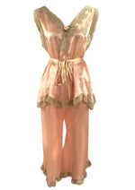 Late 1920s Early 1930s Silk Lounge Pyjama Set- NEW!
