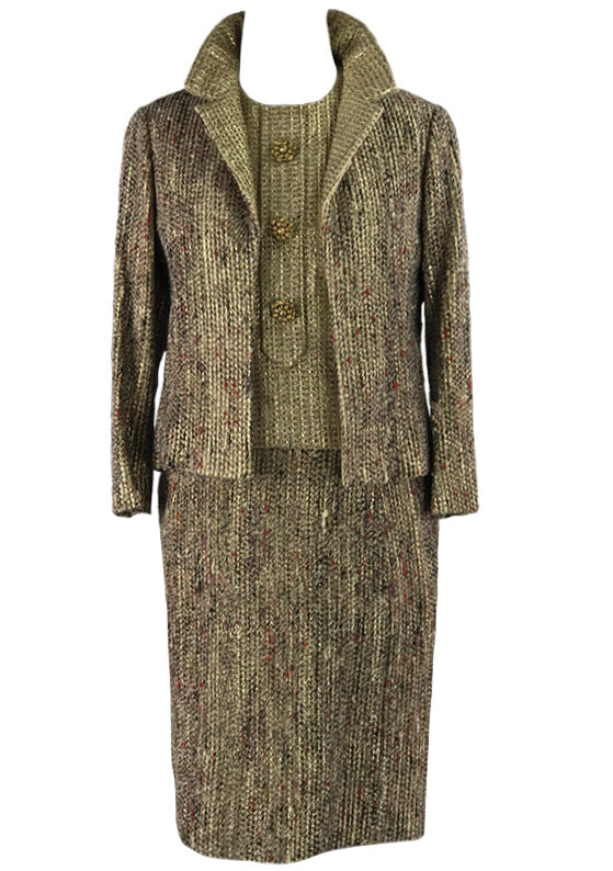 Couture Dior Documented 1960s Suit - New!