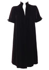 Late 1950s Eggplant Velvet Duster Coat - NEW!