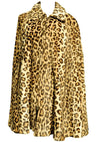 Vintage 1960s Faux Leopard Cape  - New! (ON HOLD)
