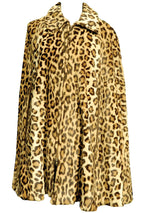Vintage 1960s Faux Leopard Cape  - New! (ON HOLD)