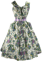 Vintage 1950s Pink, Purple and Blue Floral Sprays- New!