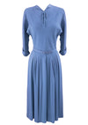 Vintage 1940s Lavender Rayon Crepe Dress  - New!