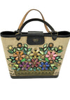 Vintage 1960s Edith Collins Jewelled Canvas Handbag - New!