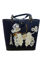 Early 1960s Poodle Bucket Bag with Sequins - New! (RESERVED FOR Jacquie)