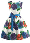 Vintage 1950s Bold Floral Cotton Dress- New!