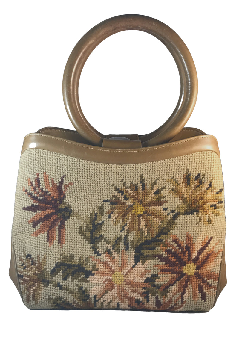 1960s Rosenberg Tapestry Designer Handbag- New (ON HOLD)