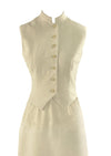 Vintage 1940s Cream Wool Three Piece Suit- NEW!