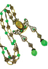 Elegant 1910 - 1920s  Czech Sautoir Necklace- New!