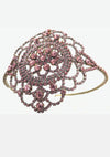 Gorgeous Pink Tourmaline Crystal Czech Headband  - New!