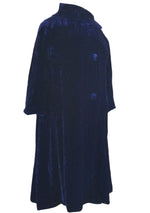 Vintage 1950s Blue Velvet Evening Coat- New!