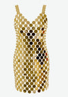 Iconic Paco Rabanne Space Age Designer Party Dress - New!