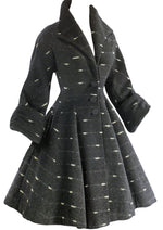 Vintage 1950s Lilli Ann Designer Wool Princess Coat- New!