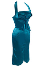 Recreation of Marilyn's Aqua Blue Satin Dress- New!