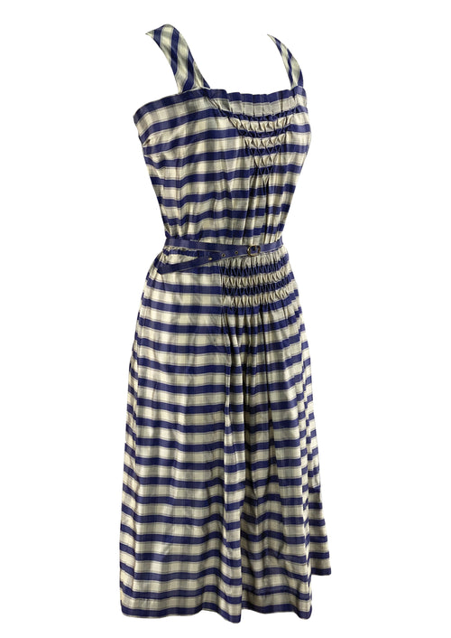 Vintage 1970s Italian Designer Silk Dress - NEW!