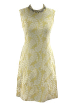 1960s Floral Yellow & White Dress & Coat Ensemble - New!