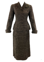 Stunning Vintage 1940s Brown Flecked Suit - New!