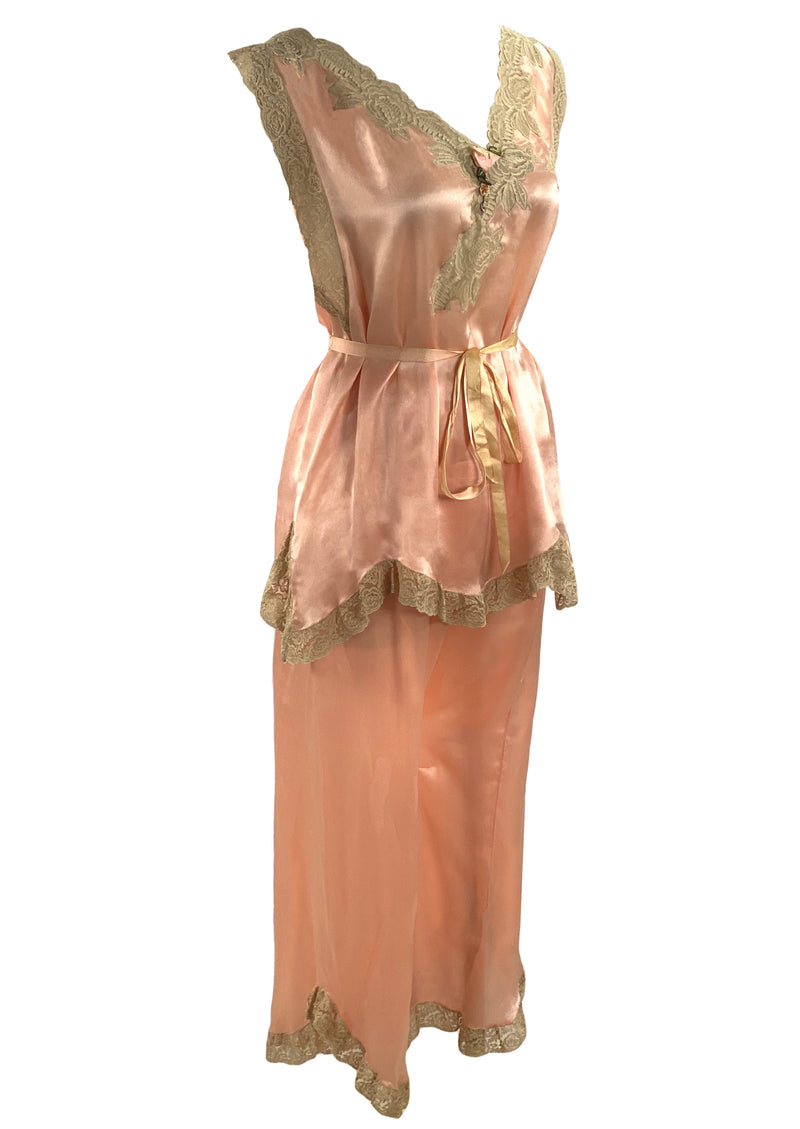 Late 1920s Early 1930s Silk Lounge Pyjama Set- NEW!