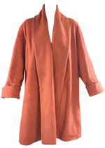 Vintage Hilary Bradley Designer Coral Cashmere Coat- NEW!