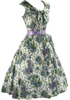 Vintage 1950s Pink, Purple and Blue Floral Sprays- New!