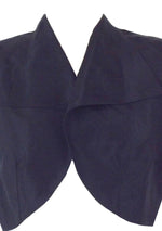 Vintage 1950s Black Nylon Taffeta Bolero