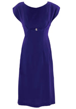Vintage 1950s Purple Wool Dress Ensemble- New! (ON HOLD)
