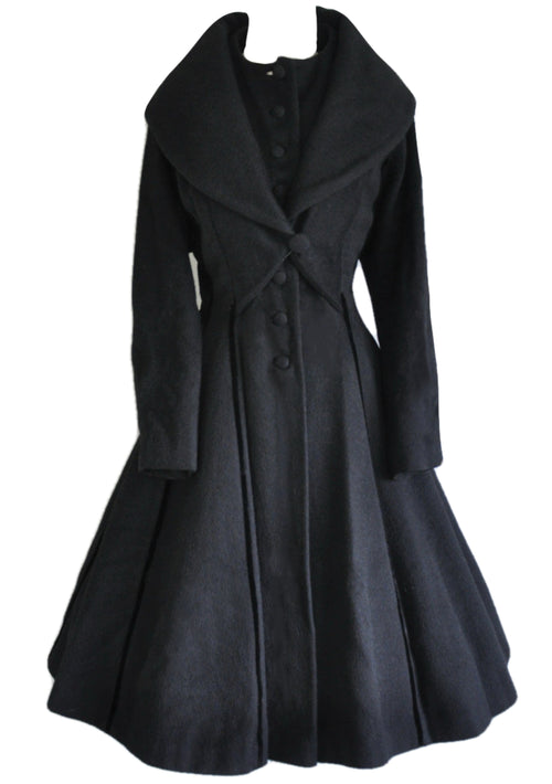 Vintage 1950s Lilli Ann Designer Princess Coat- New!
