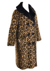 Fabulous 1960s Faux Leopard Coat- New!🌹