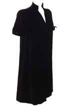 Late 1950s Eggplant Velvet Duster Coat - NEW!