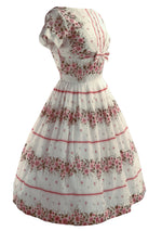 1950s Garland Stripe Cotton Dress- New!