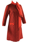 Vintage 1960s Geometric Print Mod Dress- NEW!