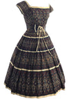 Vintage 1950s Mr Mort Designer Cotton Dress - New!