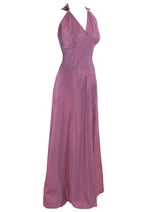 Vintage 1930s Lilac Iridescent Taffeta Maxi Gown- NEW!