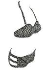 Deadstock Late 1950s Leopard Print Cotton Bikini Swimsuit- New!