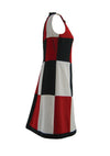 1960s Mod Red, Black & White Mondrian Style Dress - New! (On Hold)