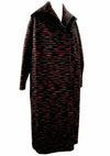 1950s Couture Lilli Ann Black and Red Wool Clutch Coat- New!