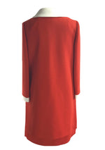 1960s Red and White Designer Dress Ensemble- New!