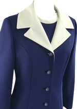 Couture 1960s Navy & White Lilli Ann Ensemble - New! (ON HOLD)