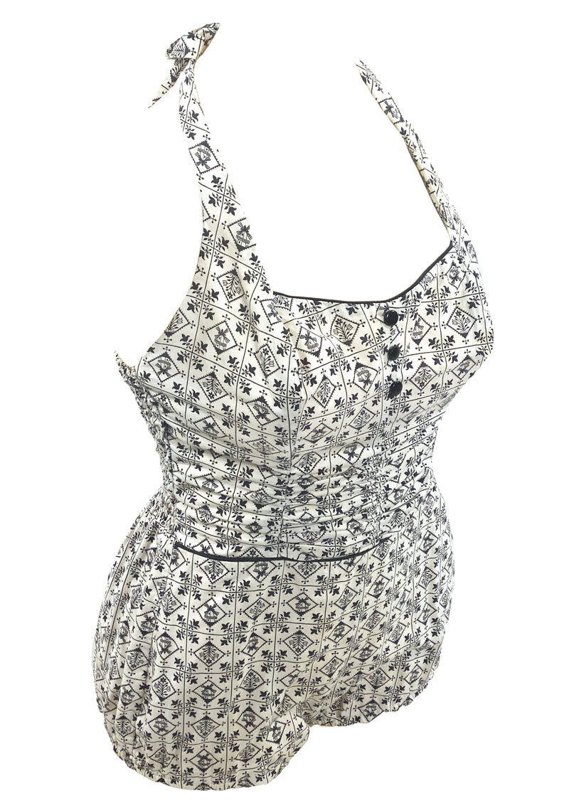 Vintage 1950s Play Set Swimsuit with Matching Skirt- New!