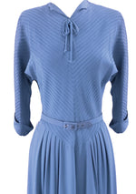 Vintage 1940s Lavender Rayon Crepe Dress  - New!