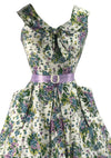 Vintage 1950s Pink, Purple and Blue Floral Sprays- New!