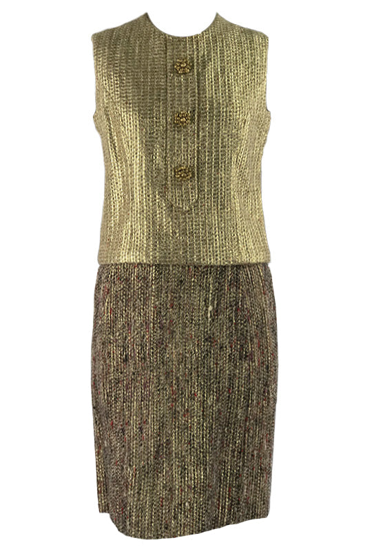 Couture Dior Documented 1960s Suit - New!