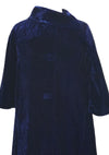 Vintage 1950s Blue Velvet Evening Coat- New!